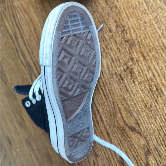 Converse Women’s Black High-Top Sneakers - Picture 8 of 8